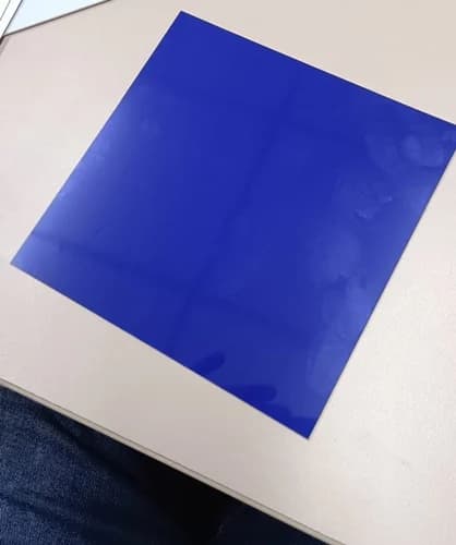 Blue Aluminium Laser Marking Sheet — Blue finish