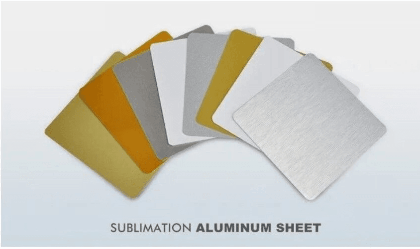 White Glossy Aluminium UV Printing Sheet — White glossy finish